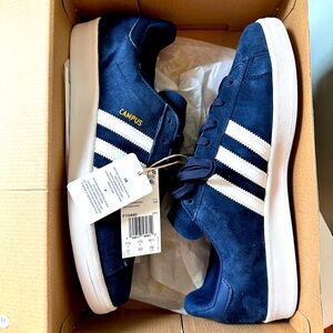 NWT Adidas Campus Men’s Blue Tennis Shoes 12